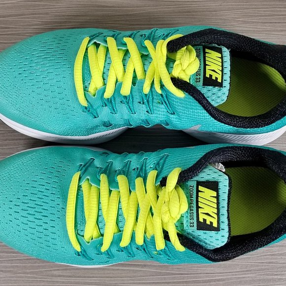 Nike 'Zoom Pegasus 33' Sneaker, Turquoise, Big Kid Size 3.5 / 35.5  (8-12 Years) - Picture 8 of 10